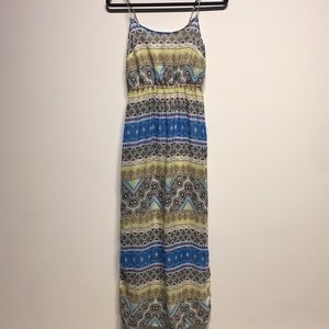 Multi color maxi dress